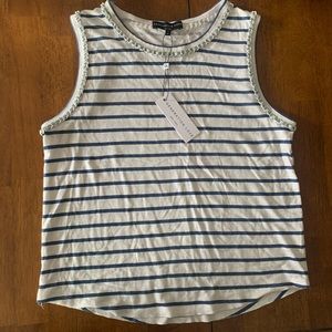 Generation Love Avery Chain Blue Stripe Tank
